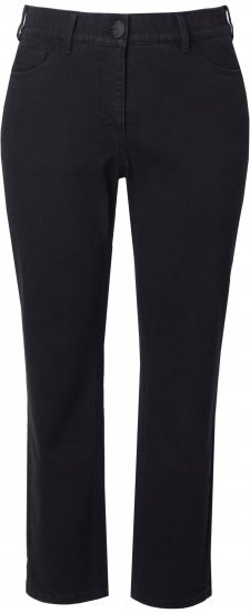 Ulla Popken Stretch Fit Boyfriend Jeans Black - Jeans & Pantalons Femme Grandes Tailles – Plus Size - 