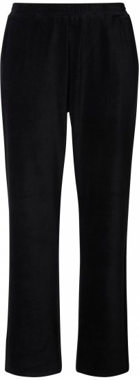 Ulla Popken Corduroy Elastic Waist Pants Black - Jeans & Pantalons Femme Grandes Tailles – Plus Size - 