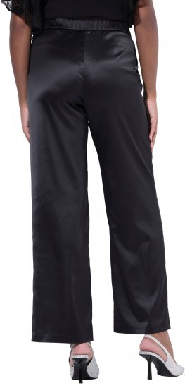 Ulla Popken Rhinestone Detail Comfort Waist Pants Black - Jeans & Pantalons Femme Grandes Tailles – Plus Size - 