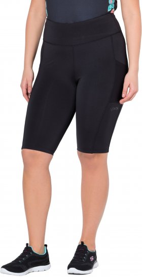 Ulla Popken Quick Drying Performance Shorts Black - Jeans & Pantalons Femme Grandes Tailles – Plus Size - 