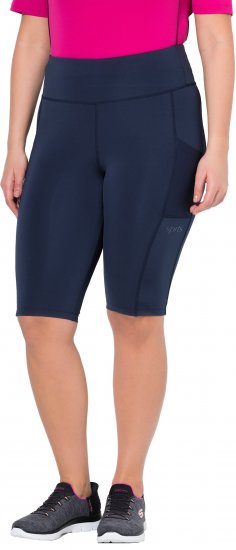 Ulla Popken Quick Drying Performance Shorts Grey - Jeans & Pantalons Femme Grandes Tailles – Plus Size - 