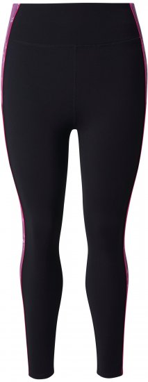 Ulla Popken Quick Drying Botanical Print Sport Leggings Black - Jeans & Pantalons Femme Grandes Tailles – Plus Size - 