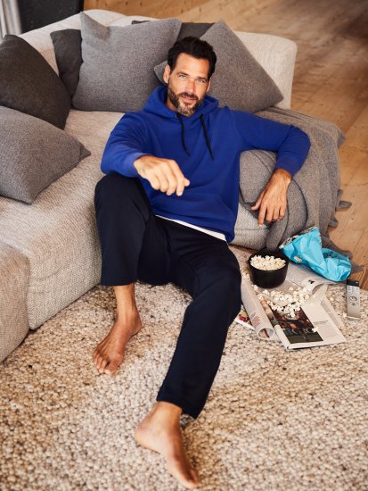 JP1880 JP Logo Jogging Pants Dark Navy TALL - TALL pantalons de survêtement - 