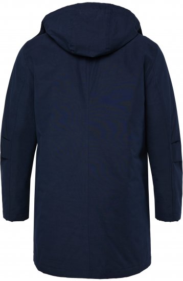 Boston Park 844403 Parka with Hood Navy - Vestes - Vestes Homme Grandes Tailles