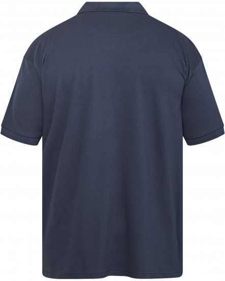 North Latitude 61130 Polo Piqué avec Print Poitrine Bleu Marine - Polos - Polos homme grande taille