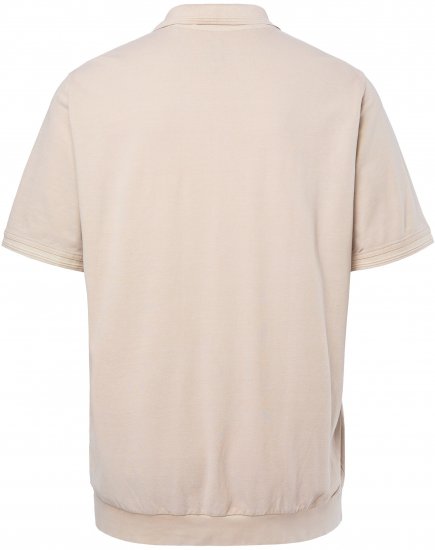 JP1880 Polo Shirt Short Sleeve Pique Dark Dusty Pink - Polos - Polos homme grande taille