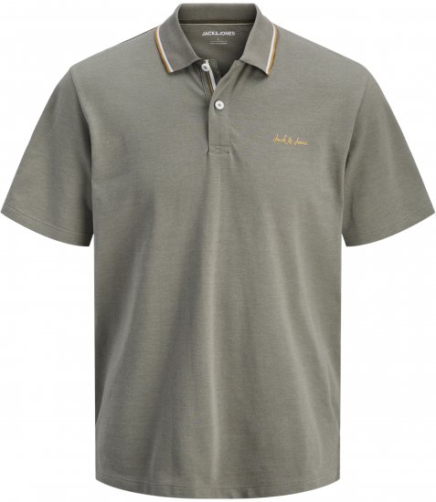 Jack & Jones Blaze Short Sleeve Polo Grey - Polos - Polos homme grande taille