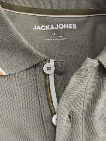 Jack & Jones Blaze Short Sleeve Polo Grey - Polos - Polos homme grande taille