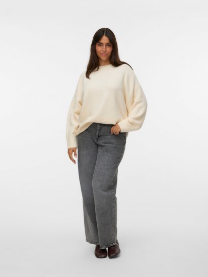 Vero Moda Boom Long Sleeve Pullover Birch - Pulls en maille - 