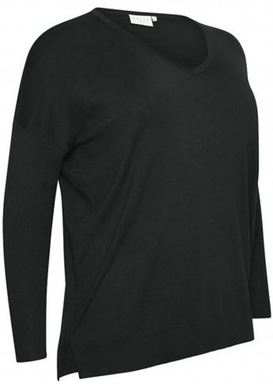 Kaffe Curve Machi Knit Pull Noir profond - Sweatshirts & hoodies - 
