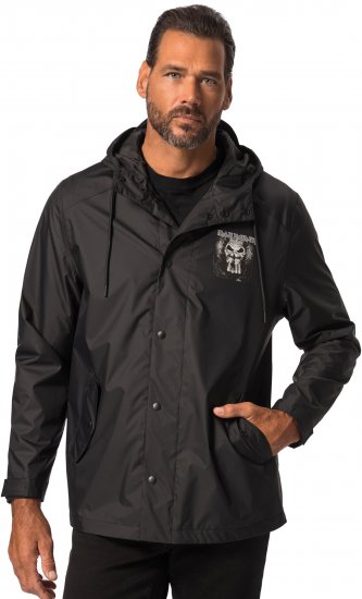 JP1880 Iron Maiden Rain Jacket Black - Sport & outdoor - Vêtements de sport grande taille 