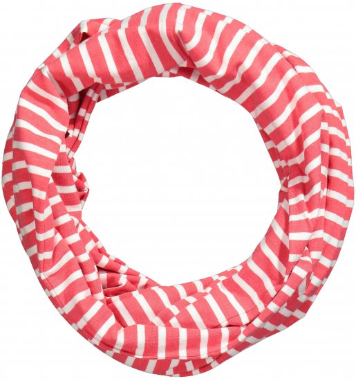 Ulla Popken Striped Infinity Scarf Light Pink - Accessoires - 