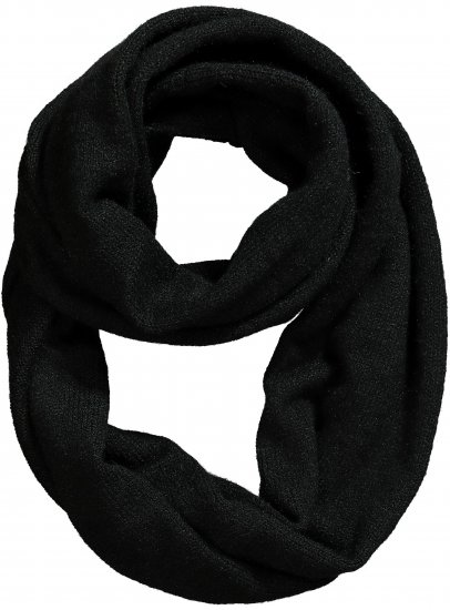 Ulla Popken Knit Infinity Scarf Black - Accessoires - 