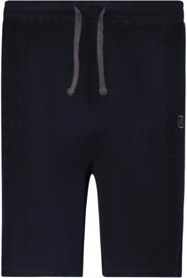 Adamo Terry Shorts Navy - Shorts - Shorts hommes grande taille
