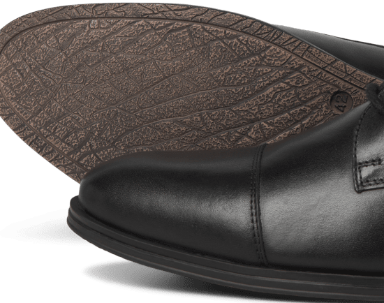 Jack & Jones Raymond Leather Shoes Anthracite - Chaussures homme 40-52 - 