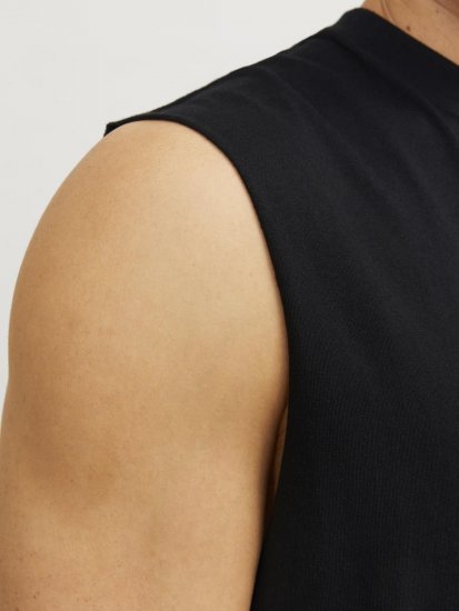 Jack & Jones VESTERBRO Sleeveless T-Shirt Black - T-shirts - T-shirts Homme Grande Taille