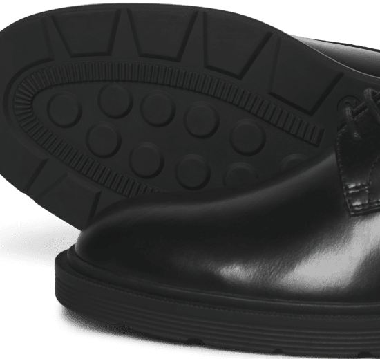 Jack & Jones Dax Leather Lace Shoes Anthracite - Chaussures homme 40-52 - 