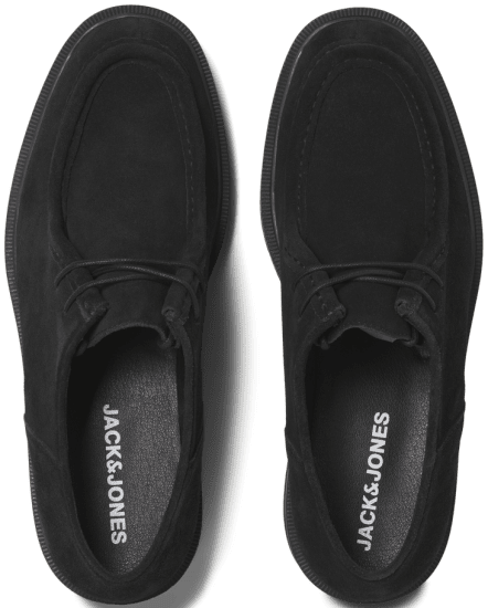 Jack & Jones Austin Suede Moc Black - Chaussures homme 40-52 - 