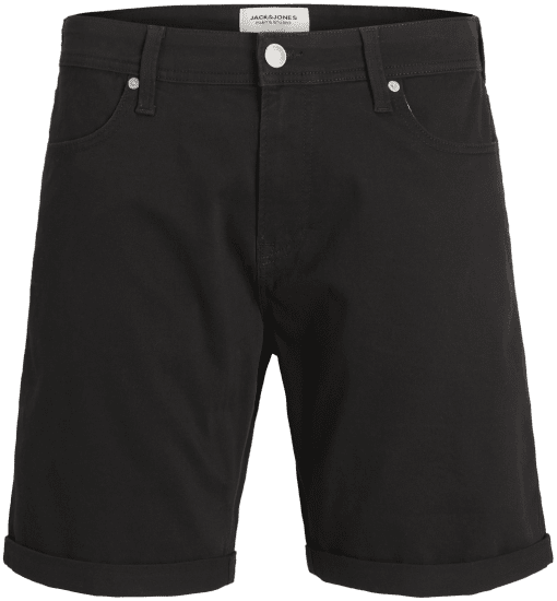 Jack & Jones Rick Dylan Original Shorts Black - Shorts - Shorts hommes grande taille