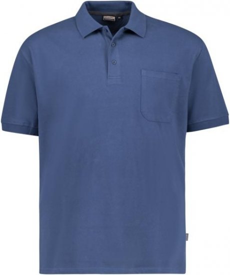 Adamo 139311 Poloshirt RF Denim Blue - Polos - Polos homme grande taille
