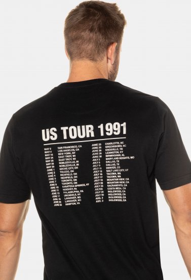 JP1880 Guns N’ Roses Skull Comfort Fit Band T-Shirt Black - T-shirts - T-shirts Homme Grande Taille