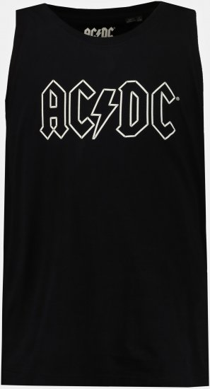 JP1880 AC/DC Graphic Comfort Fit Band Tank Top Black - T-shirts - T-shirts Homme Grande Taille