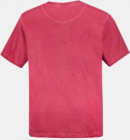 JP1880 AC/DC World Tour Graphic Comfort Fit Band T-Shirt Dark Red - T-shirts - T-shirts Homme Grande Taille