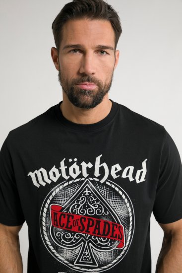JP1880 Motörhead ACE Graphic Comfort Fit Band T-Shirt Black - T-shirts - T-shirts Homme Grande Taille