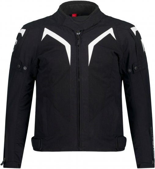 JP1880 3D Mesh Insert Motorcycle Jacket Black - Vêtements de moto grande taille - Vêtements moto grande taille pour hommes