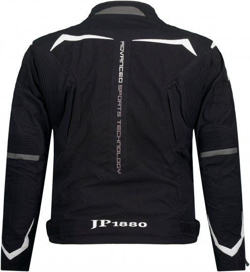 JP1880 3D Mesh Insert Motorcycle Jacket Black - Vêtements de moto grande taille - Vêtements moto grande taille pour hommes