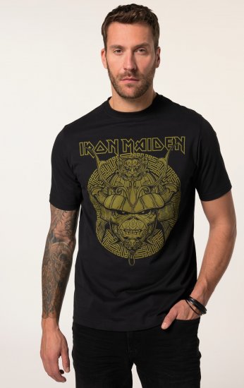 JP1880 Iron Maiden Samurai Eddie T-Shirt Black - T-shirts - T-shirts Homme Grande Taille