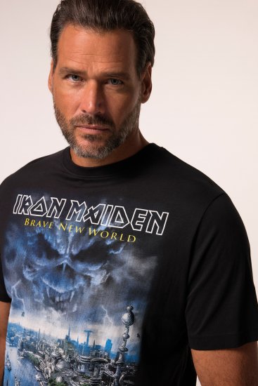 JP1880 Iron Maiden Brave New World T-Shirt Black - T-shirts - T-shirts Homme Grande Taille