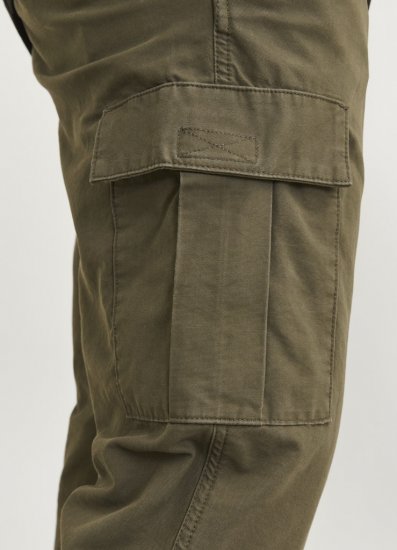 Jack & Jones KANE BARKLEY Cargopants Khaki - Jeans et pantalons - Jeans et Pantalons grande taille 