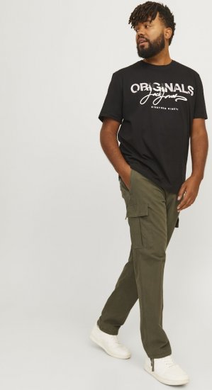Jack & Jones KANE BARKLEY Cargopants Khaki - Jeans et pantalons - Jeans et Pantalons grande taille 