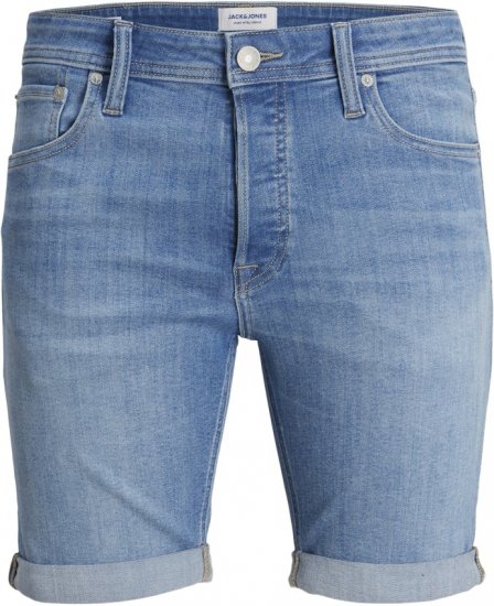 Jack & Jones Rick Original Shorts Blue Denim - Shorts - Shorts hommes grande taille