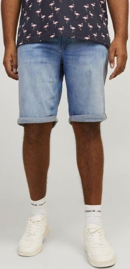 Jack & Jones Rick Original Shorts Blue Denim - Shorts - Shorts hommes grande taille