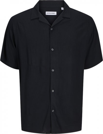 Jack & Jones Jeff Resort Shirt Black - Chemises - Chemises Grandes Tailles Hommes