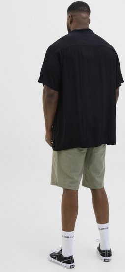 Jack & Jones Jeff Resort Shirt Black - Chemises - Chemises Grandes Tailles Hommes
