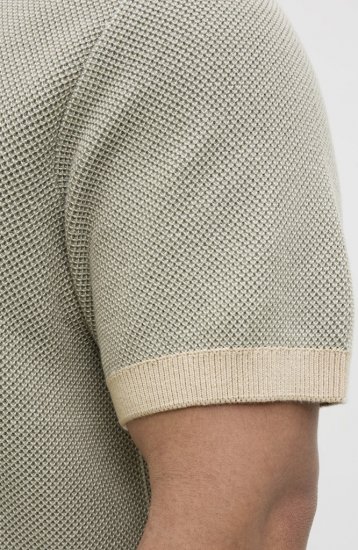 Jack & Jones Ceaston Knit Short Sleeve Sweater Vetiver - Sweatshirts & hoodies - Sweatshirts/Hoodies grande taille homme