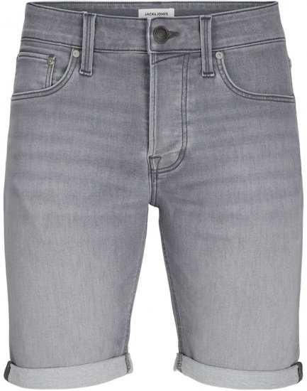 Jack & Jones Rick Icon I.K. GE 063 Shorts Grey Denim - Shorts - Shorts hommes grande taille