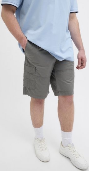 Jack & Jones Cole Mateo Cargo Shorts Castlerock - Shorts - Shorts hommes grande taille