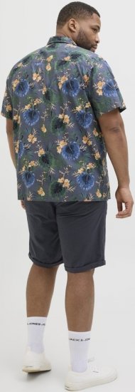 Jack & Jones Marco Erik Chino Shorts Navy Blazer - Shorts - Shorts hommes grande taille