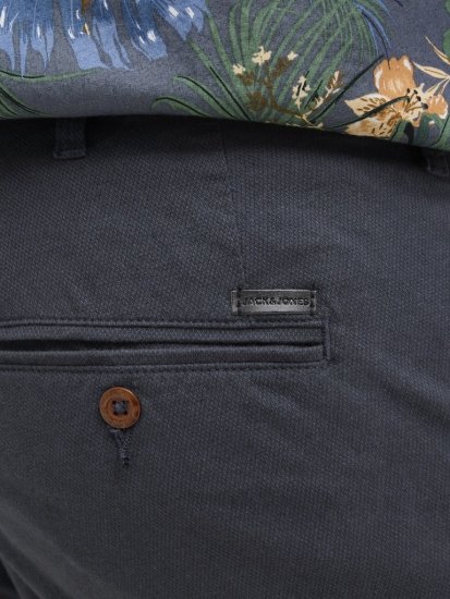 Jack & Jones Marco Erik Chino Shorts Navy Blazer - Shorts - Shorts hommes grande taille