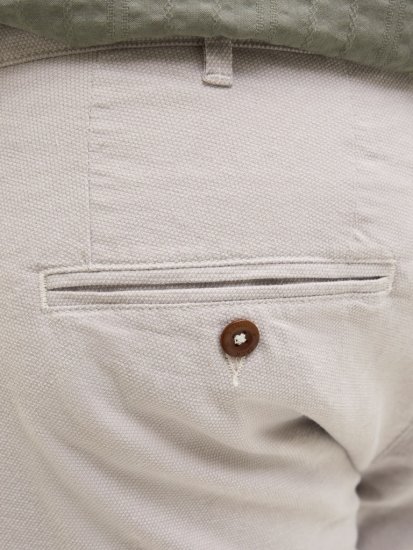 Jack & Jones Marco Erik Chino Shorts Grey - Shorts - Shorts hommes grande taille