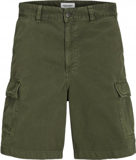 Jack & Jones Karl Avery Cargo Shorts Green - Shorts - Shorts hommes grande taille