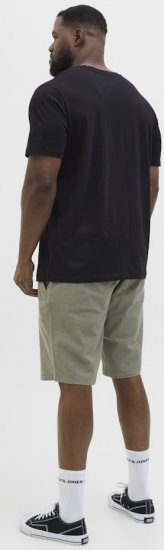 Jack & Jones Lavance Crew Neck T-Shirt Black Beauty - T-shirts - T-shirts Homme Grande Taille