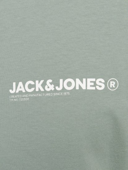 Jack & Jones Hawaii Crew Neck T-Shirt Iceberg Green - T-shirts - T-shirts Homme Grande Taille
