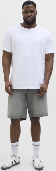 Jack & Jones Tony Original Denim Shorts Grey - Shorts - Shorts hommes grande taille
