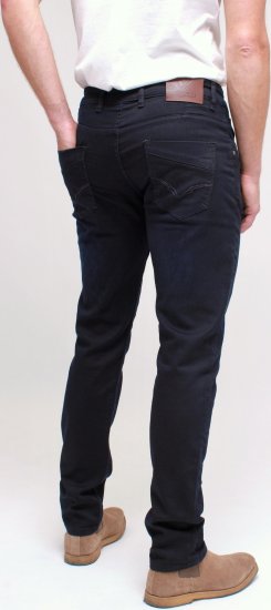 Kam Jeans Jacob Knitted Denim Reg Fit Jeans Blue-Black - Jeans et pantalons - Jeans et Pantalons grande taille 