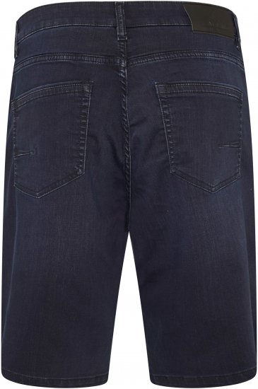 Kam Jeans NUNEZ2 Knitted Denim Stretch Shorts Dark Navy - Shorts - Shorts hommes grande taille